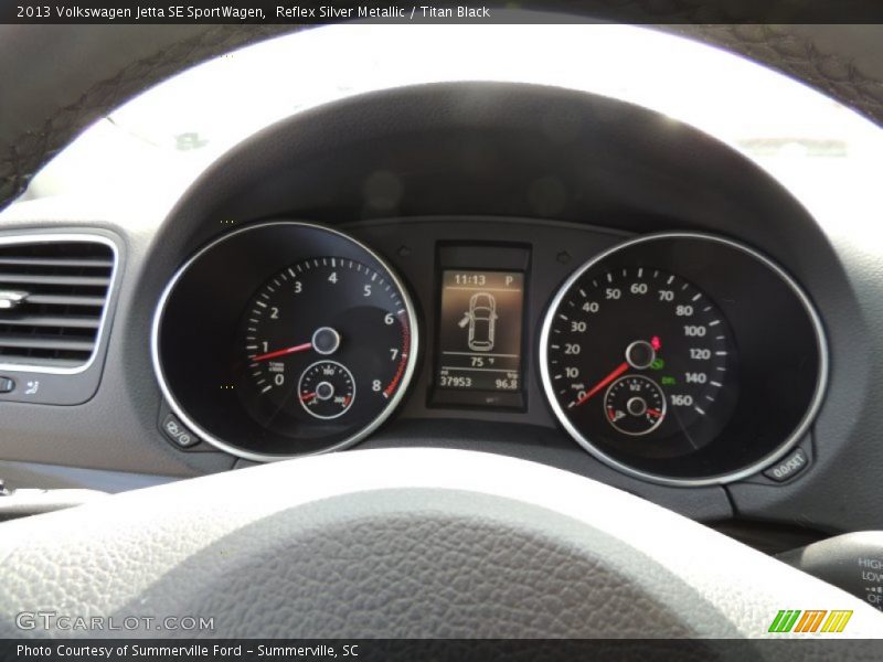 Reflex Silver Metallic / Titan Black 2013 Volkswagen Jetta SE SportWagen