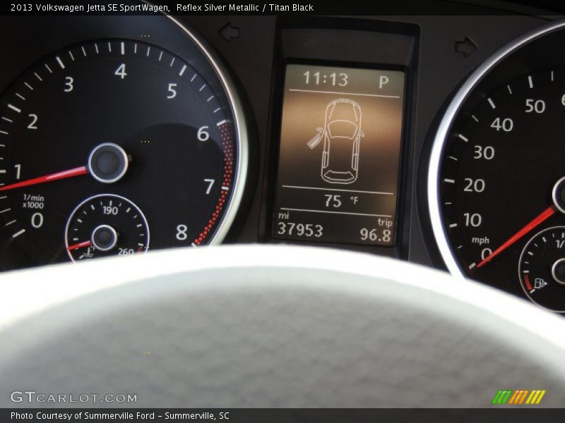 Reflex Silver Metallic / Titan Black 2013 Volkswagen Jetta SE SportWagen