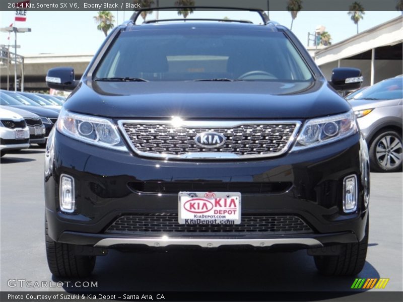 Ebony Black / Black 2014 Kia Sorento SX V6