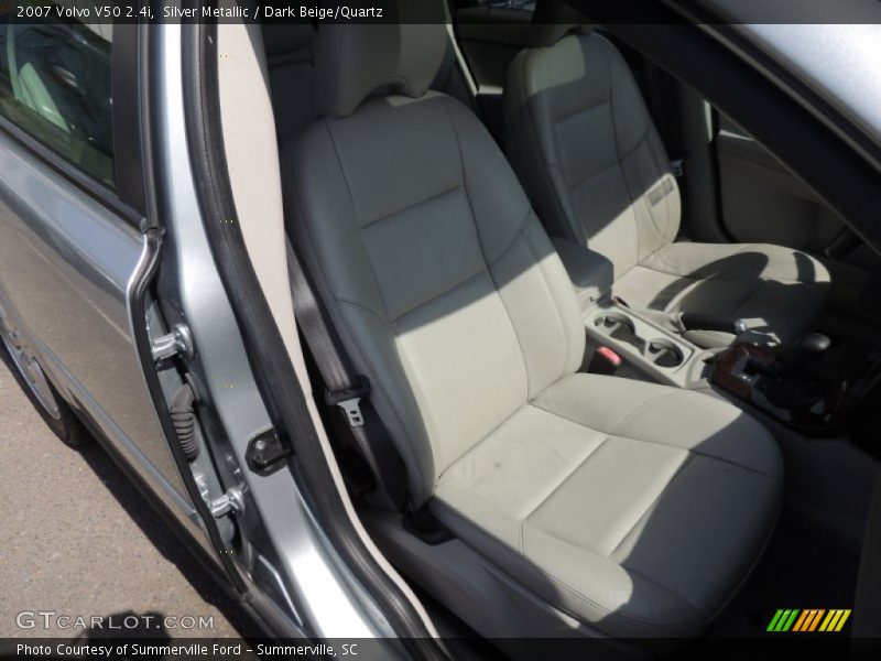 Silver Metallic / Dark Beige/Quartz 2007 Volvo V50 2.4i