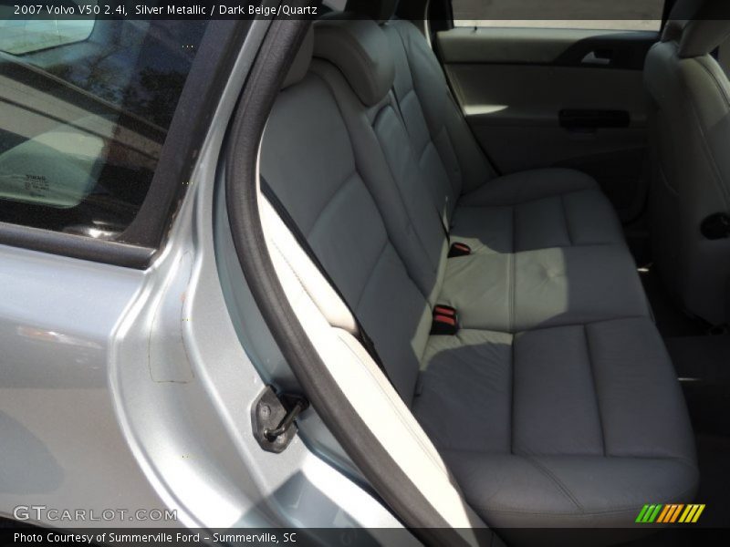 Silver Metallic / Dark Beige/Quartz 2007 Volvo V50 2.4i
