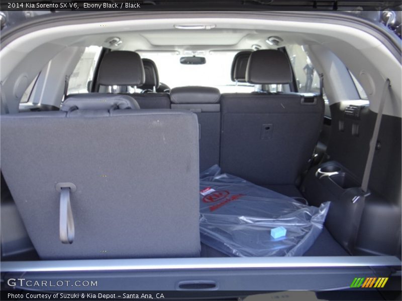 Ebony Black / Black 2014 Kia Sorento SX V6