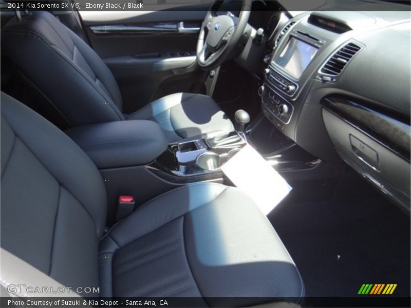 Ebony Black / Black 2014 Kia Sorento SX V6