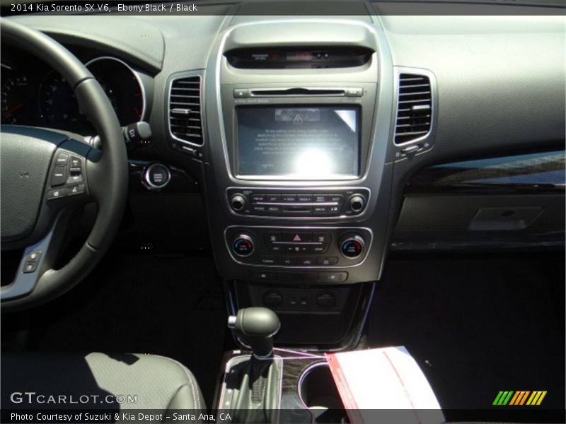 Ebony Black / Black 2014 Kia Sorento SX V6