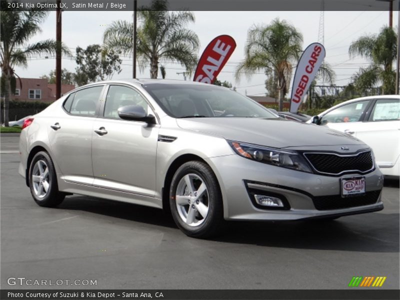 Satin Metal / Beige 2014 Kia Optima LX