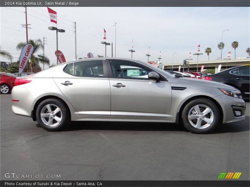 Satin Metal / Beige 2014 Kia Optima LX