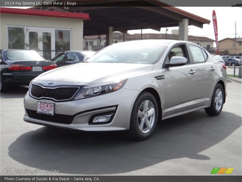 Satin Metal / Beige 2014 Kia Optima LX