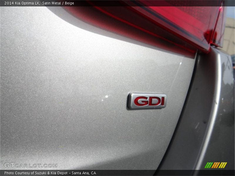 Satin Metal / Beige 2014 Kia Optima LX