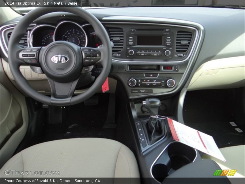 Satin Metal / Beige 2014 Kia Optima LX
