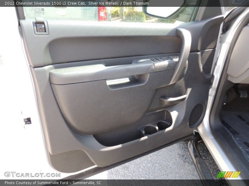 Silver Ice Metallic / Dark Titanium 2012 Chevrolet Silverado 1500 LS Crew Cab