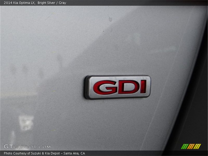 Bright Silver / Gray 2014 Kia Optima LX