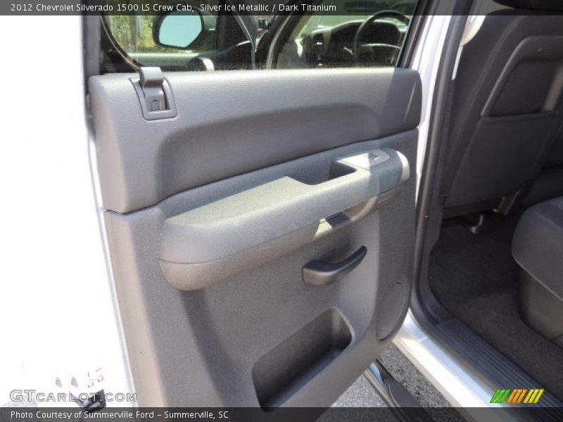 Silver Ice Metallic / Dark Titanium 2012 Chevrolet Silverado 1500 LS Crew Cab