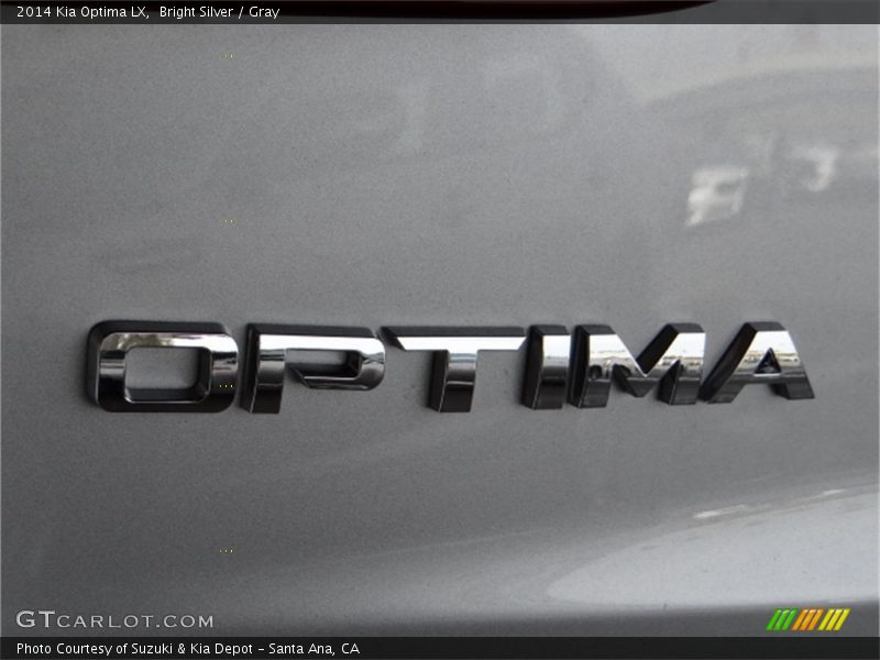 Bright Silver / Gray 2014 Kia Optima LX