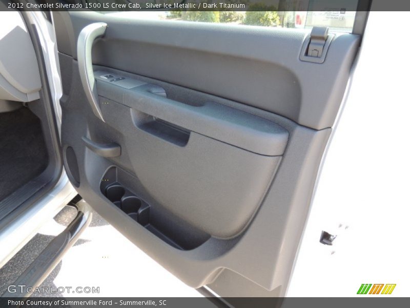 Silver Ice Metallic / Dark Titanium 2012 Chevrolet Silverado 1500 LS Crew Cab