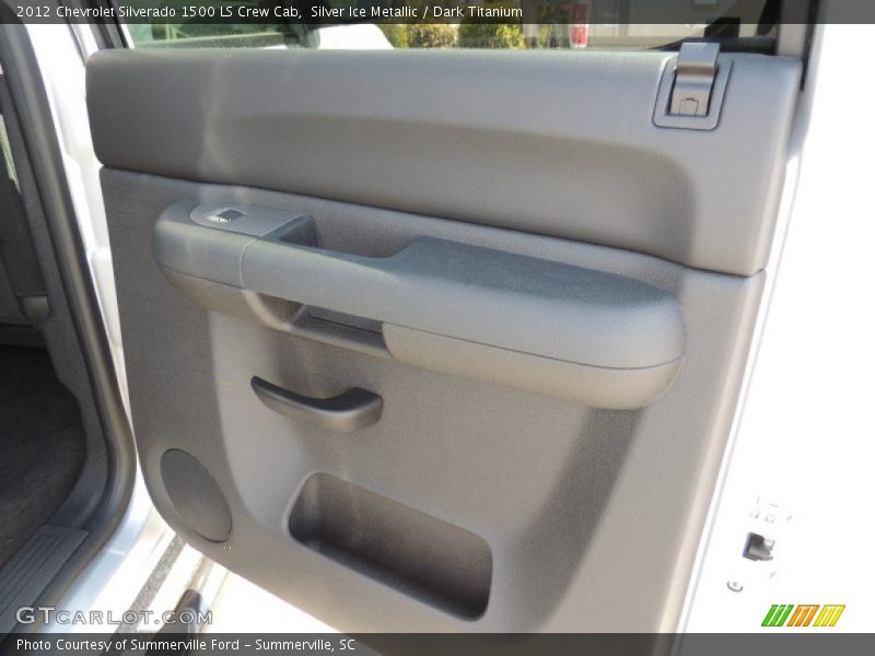 Silver Ice Metallic / Dark Titanium 2012 Chevrolet Silverado 1500 LS Crew Cab