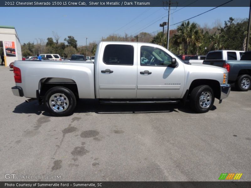 Silver Ice Metallic / Dark Titanium 2012 Chevrolet Silverado 1500 LS Crew Cab