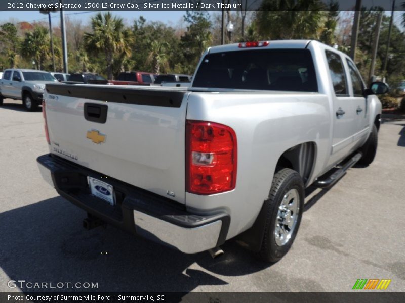 Silver Ice Metallic / Dark Titanium 2012 Chevrolet Silverado 1500 LS Crew Cab