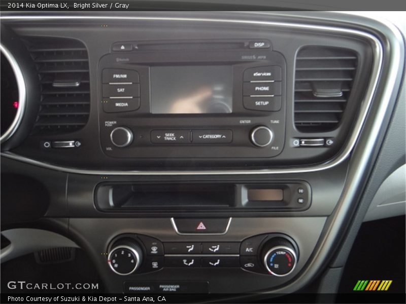 Bright Silver / Gray 2014 Kia Optima LX
