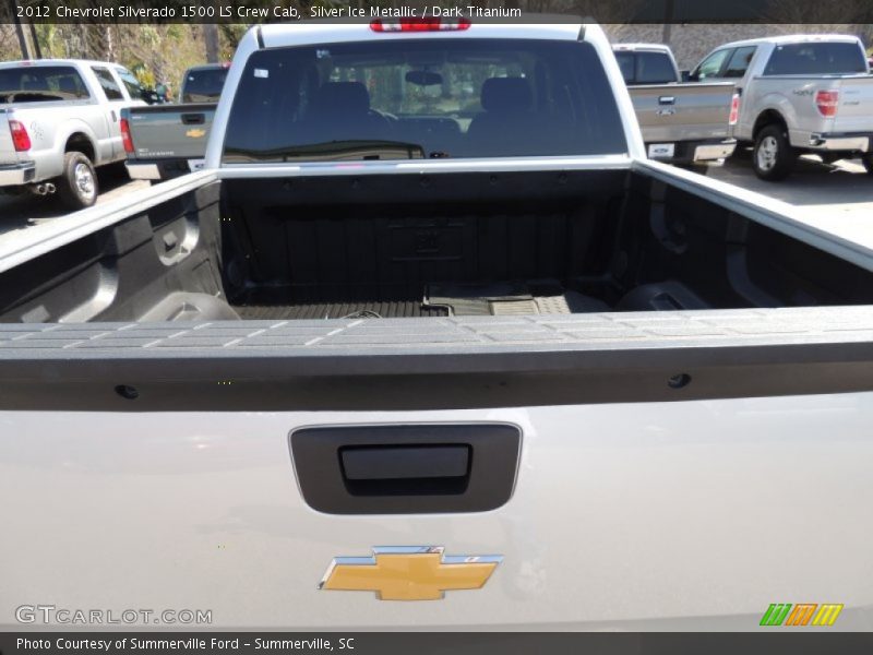 Silver Ice Metallic / Dark Titanium 2012 Chevrolet Silverado 1500 LS Crew Cab