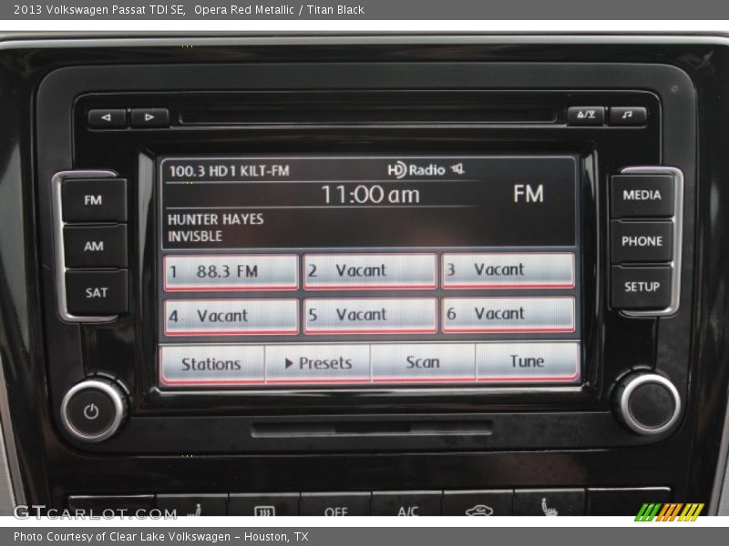 Opera Red Metallic / Titan Black 2013 Volkswagen Passat TDI SE