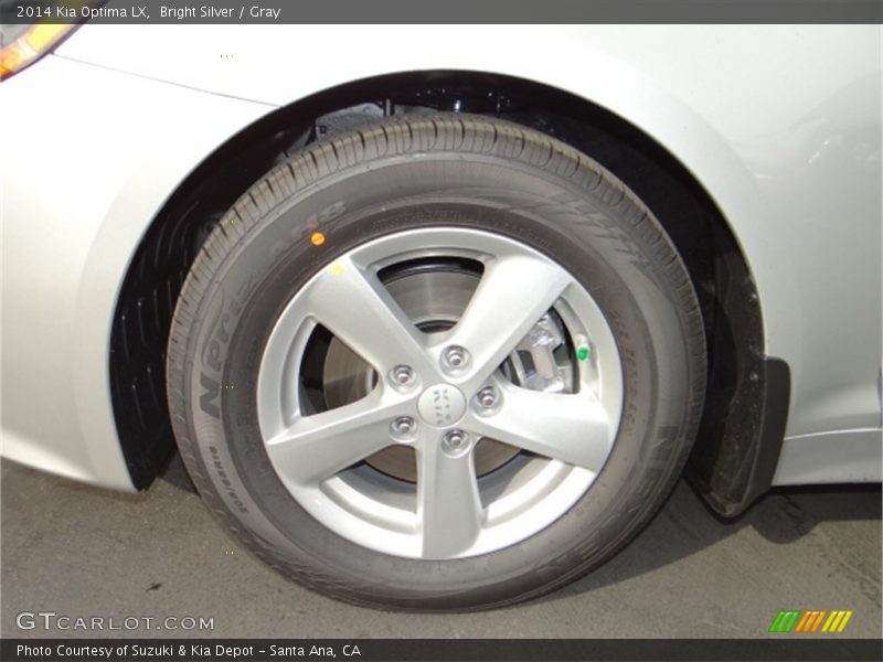 Bright Silver / Gray 2014 Kia Optima LX