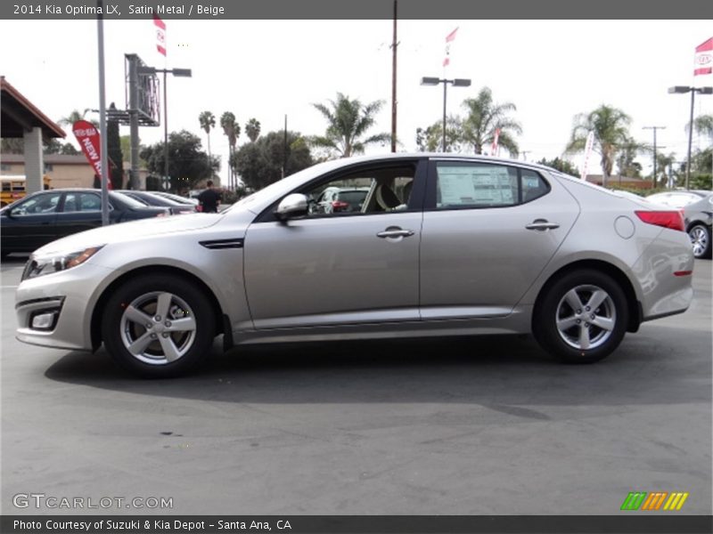 Satin Metal / Beige 2014 Kia Optima LX