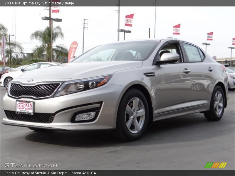 Satin Metal / Beige 2014 Kia Optima LX