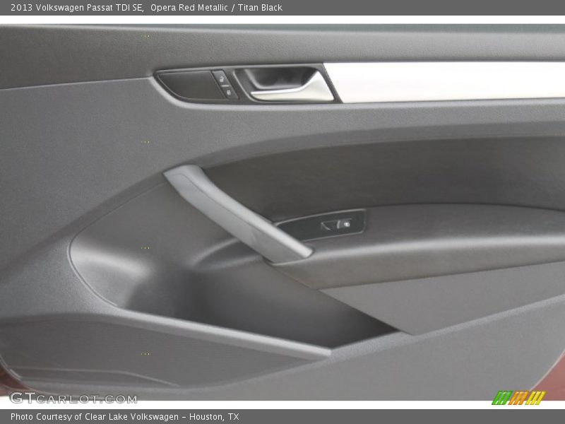 Opera Red Metallic / Titan Black 2013 Volkswagen Passat TDI SE