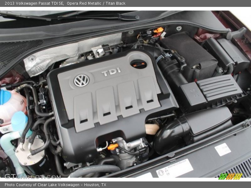 Opera Red Metallic / Titan Black 2013 Volkswagen Passat TDI SE