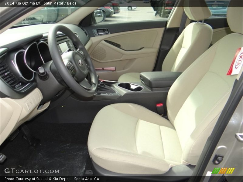 Satin Metal / Beige 2014 Kia Optima LX