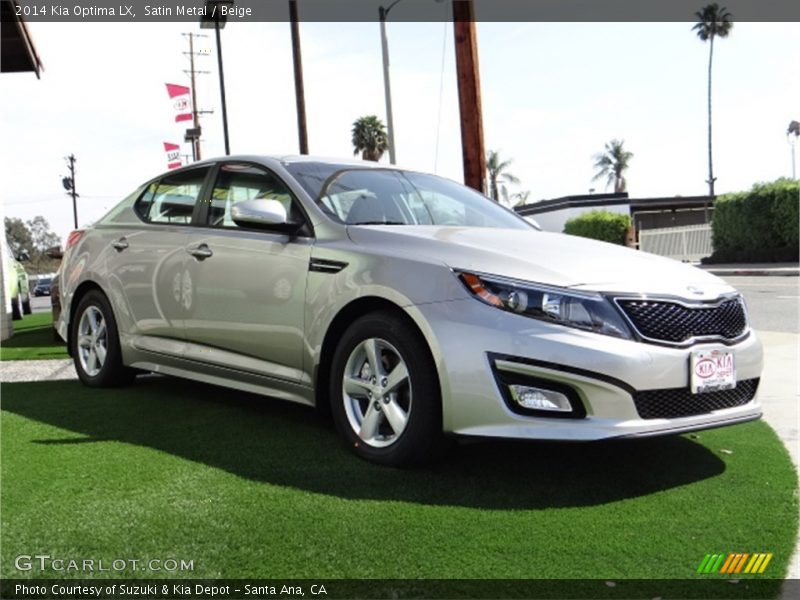 Satin Metal / Beige 2014 Kia Optima LX