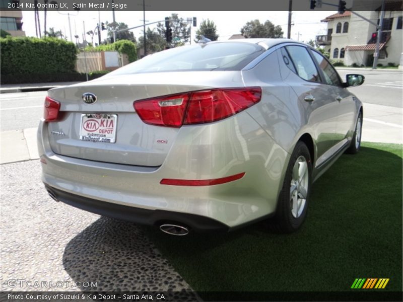Satin Metal / Beige 2014 Kia Optima LX