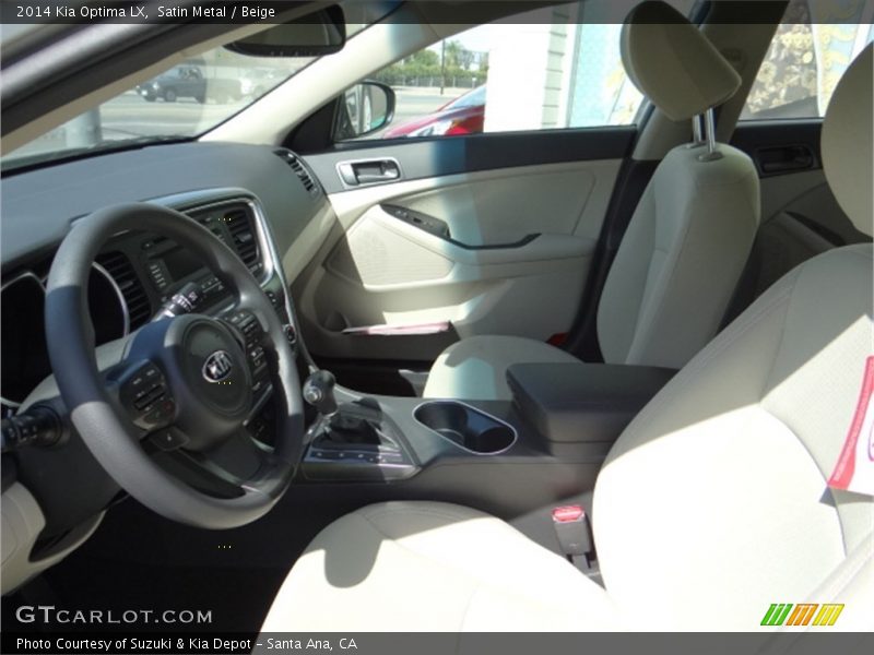 Satin Metal / Beige 2014 Kia Optima LX