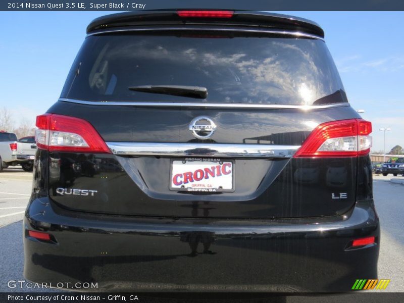 Super Black / Gray 2014 Nissan Quest 3.5 LE