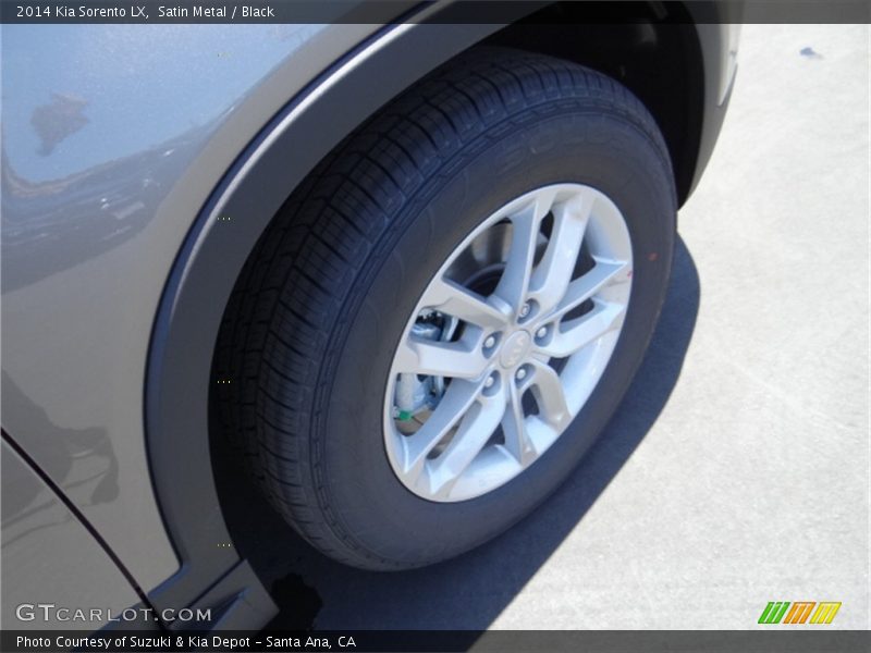 Satin Metal / Black 2014 Kia Sorento LX