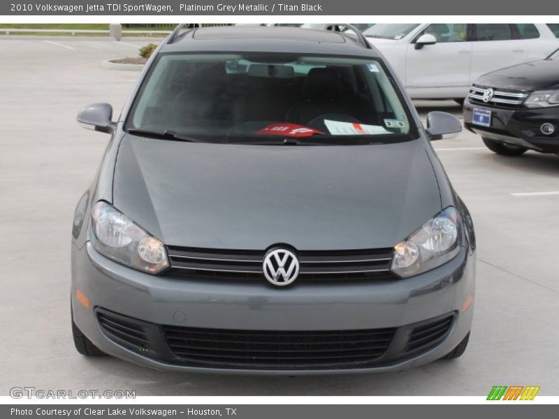 Platinum Grey Metallic / Titan Black 2010 Volkswagen Jetta TDI SportWagen
