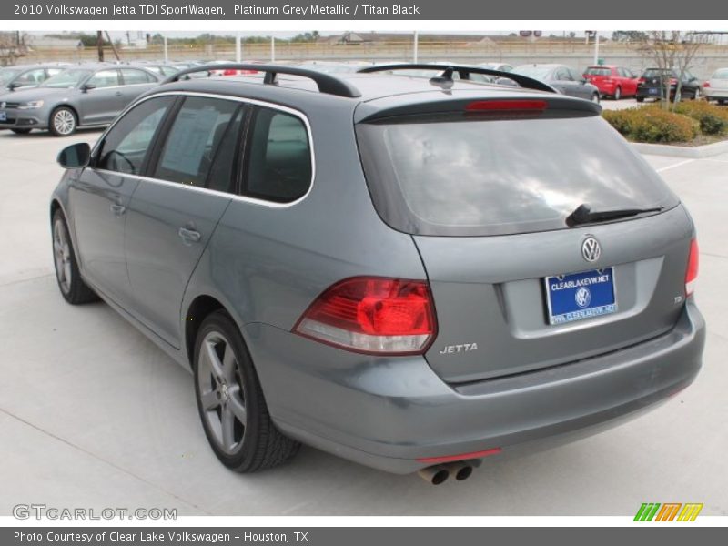 Platinum Grey Metallic / Titan Black 2010 Volkswagen Jetta TDI SportWagen