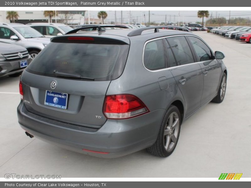 Platinum Grey Metallic / Titan Black 2010 Volkswagen Jetta TDI SportWagen