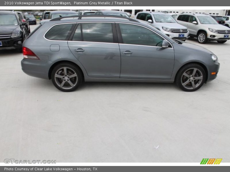 Platinum Grey Metallic / Titan Black 2010 Volkswagen Jetta TDI SportWagen