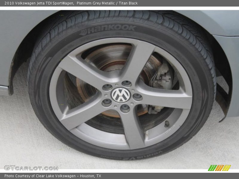 Platinum Grey Metallic / Titan Black 2010 Volkswagen Jetta TDI SportWagen