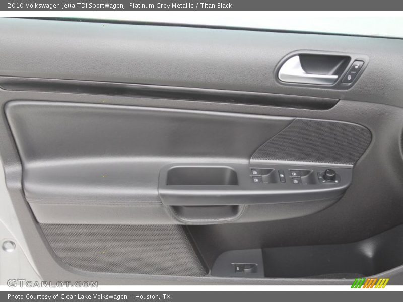 Platinum Grey Metallic / Titan Black 2010 Volkswagen Jetta TDI SportWagen