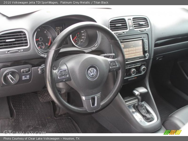 Platinum Grey Metallic / Titan Black 2010 Volkswagen Jetta TDI SportWagen