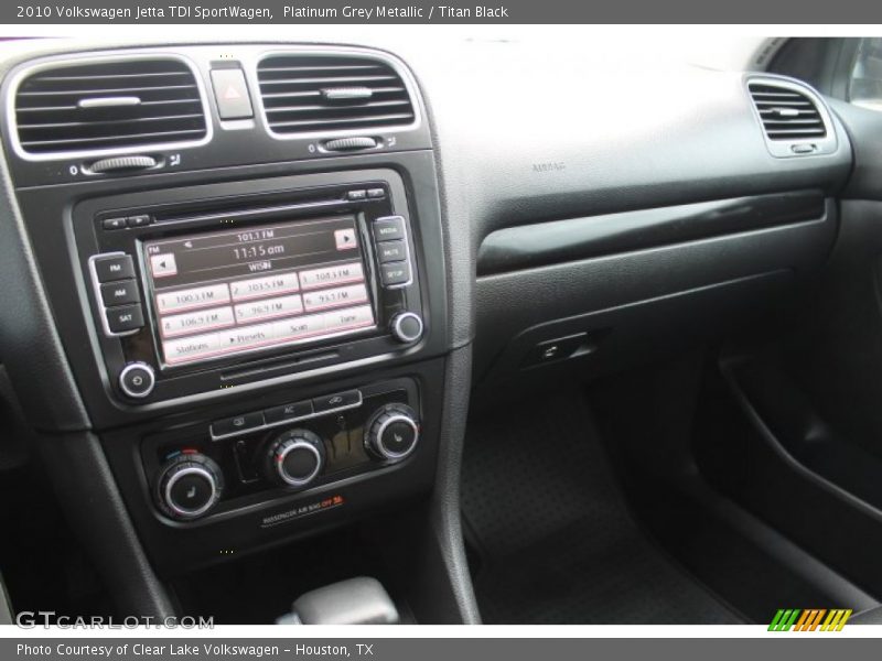 Platinum Grey Metallic / Titan Black 2010 Volkswagen Jetta TDI SportWagen