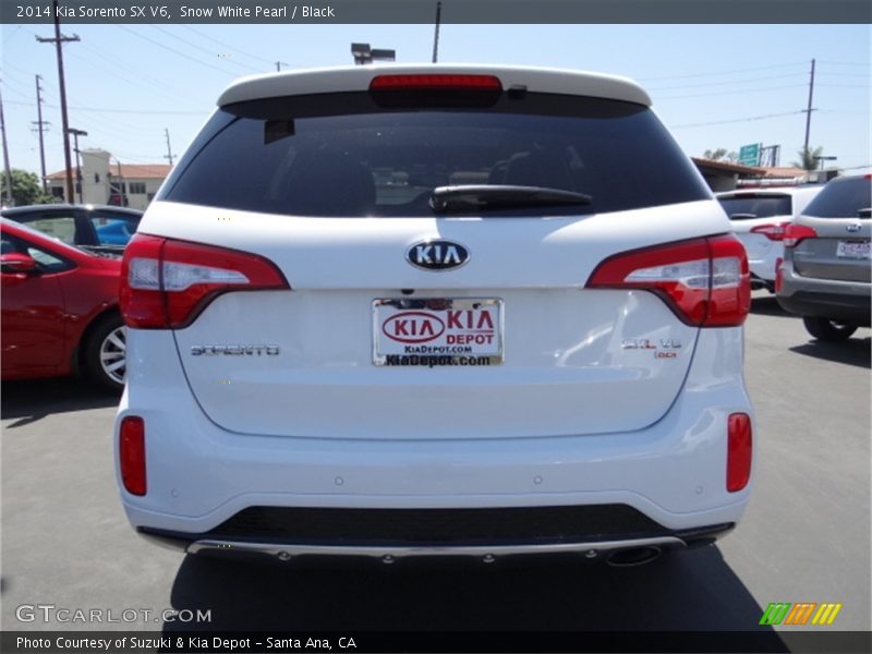 Snow White Pearl / Black 2014 Kia Sorento SX V6