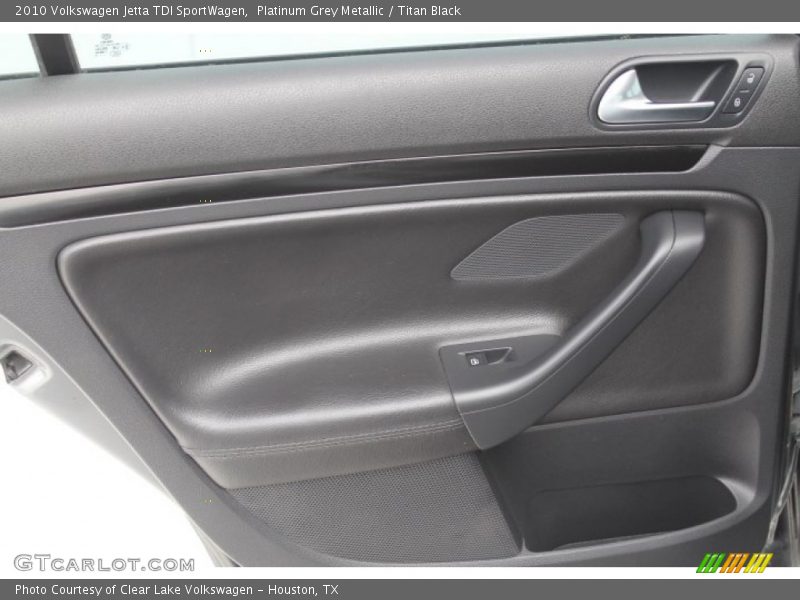 Platinum Grey Metallic / Titan Black 2010 Volkswagen Jetta TDI SportWagen