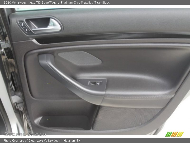 Platinum Grey Metallic / Titan Black 2010 Volkswagen Jetta TDI SportWagen