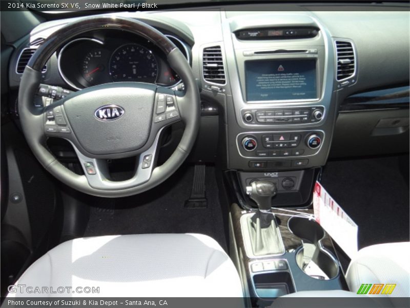 Snow White Pearl / Black 2014 Kia Sorento SX V6