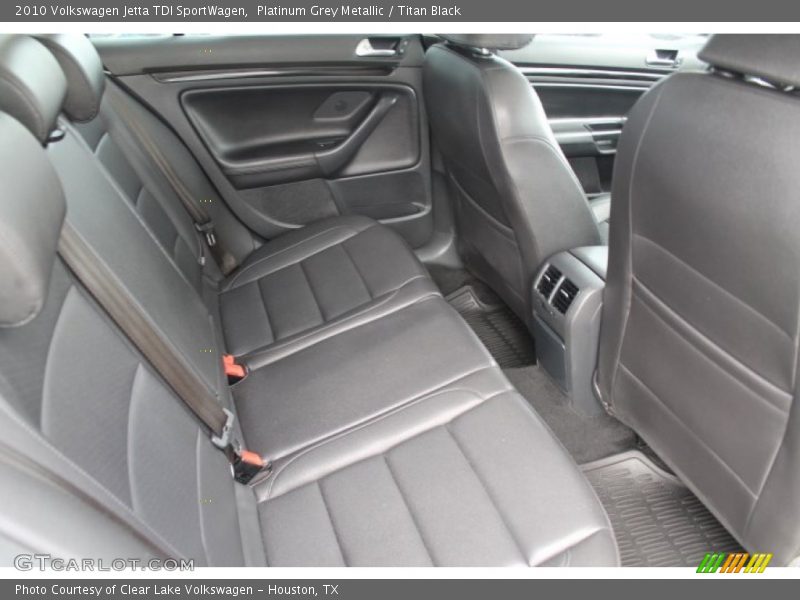 Rear Seat of 2010 Jetta TDI SportWagen