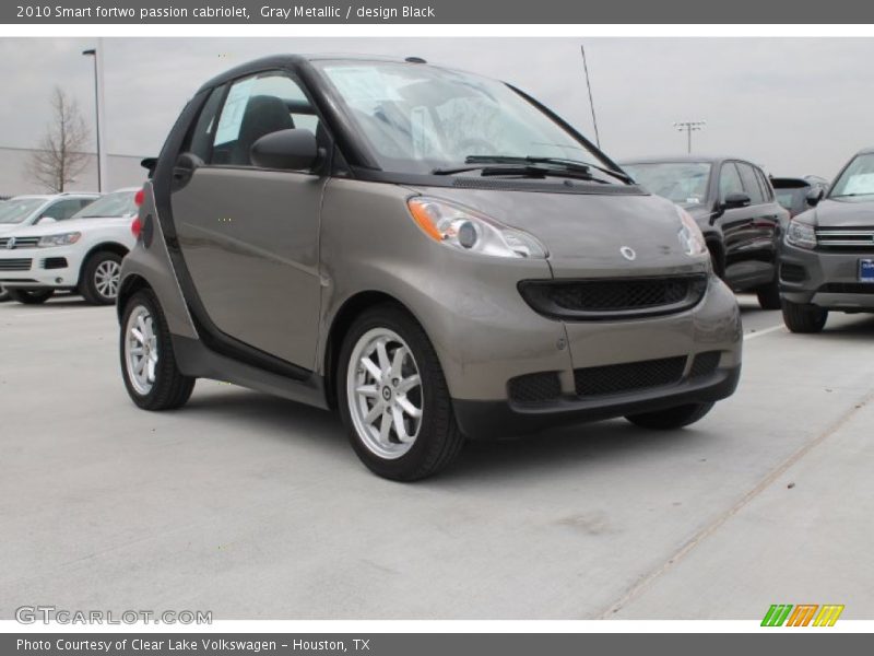 Gray Metallic / design Black 2010 Smart fortwo passion cabriolet