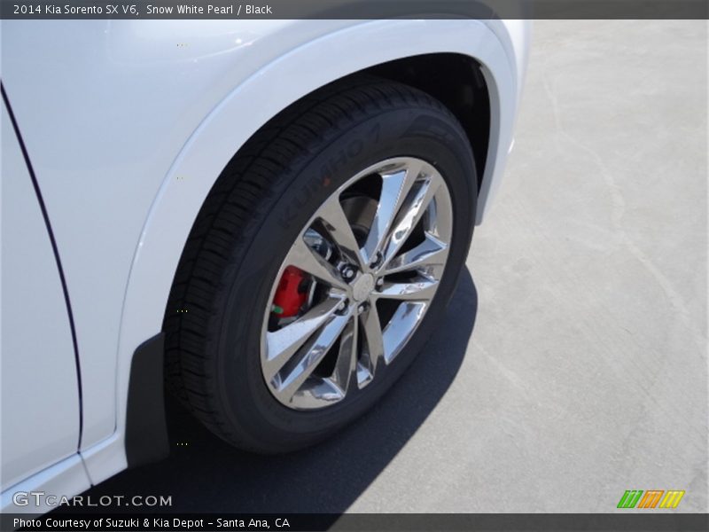 Snow White Pearl / Black 2014 Kia Sorento SX V6